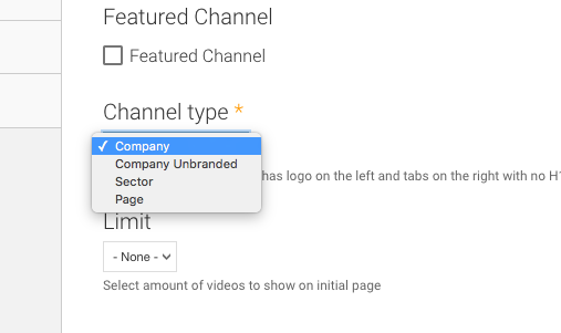 Channel Types